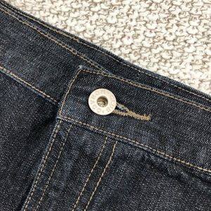 Club Monaco dark wash jean skirt